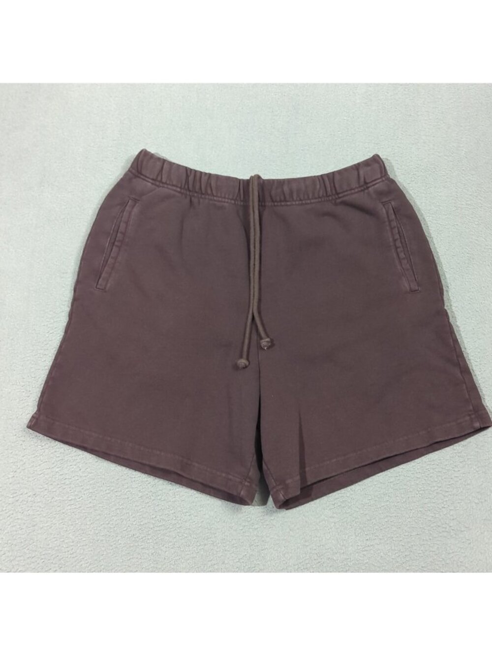 Skims Shorts Men's S Purple Terry Fleece Gym Lounge Casual Drawstrings